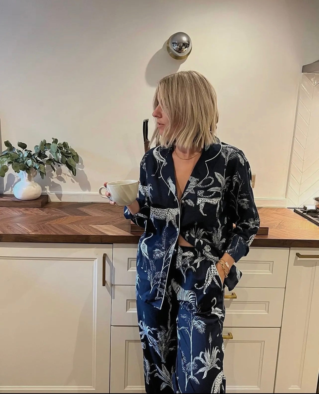 Amara Organic Cotton Pajama Trouser Set