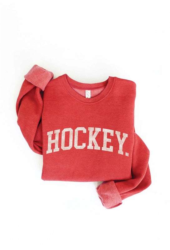HOCKEY Crewneck Pullover Sweatshirt
