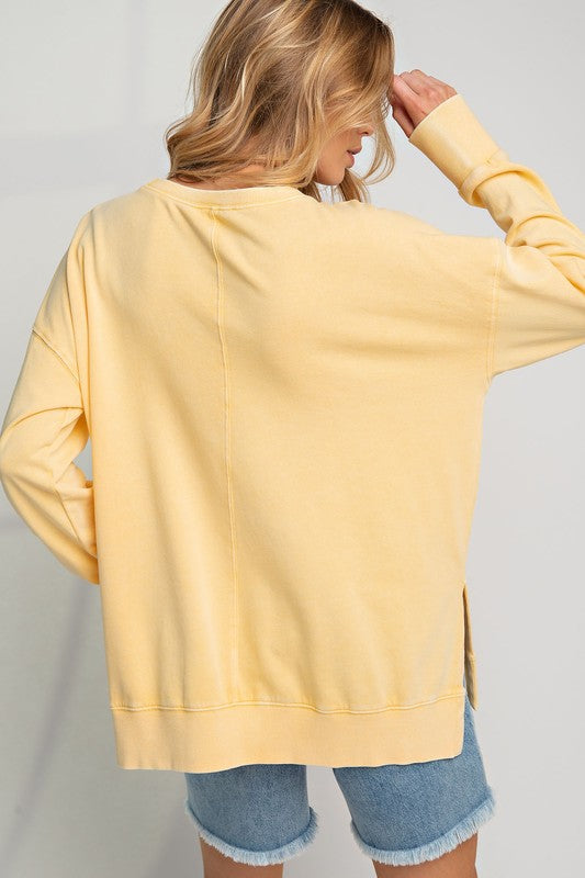 Smiley Face Crewneck Sweatshirt