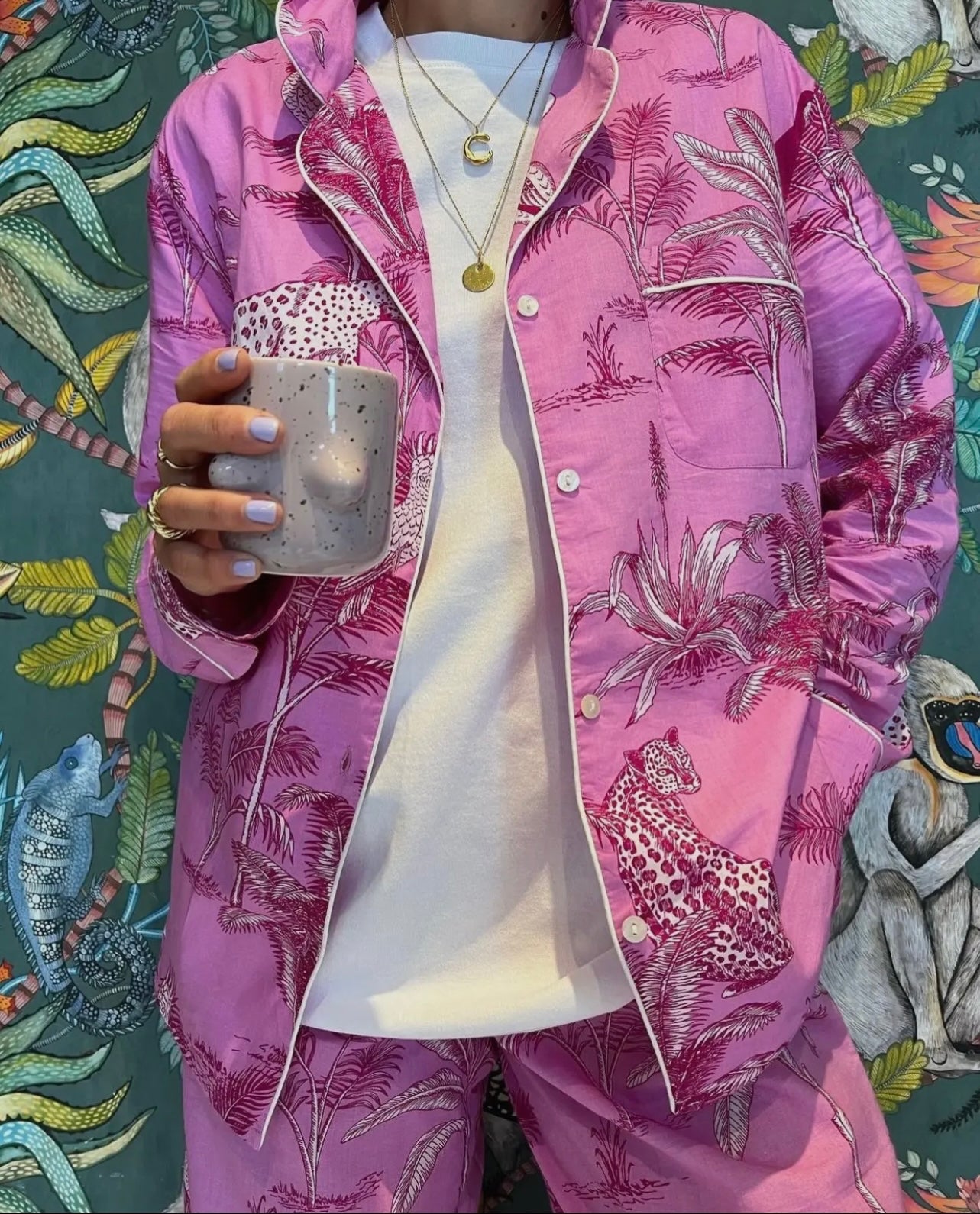 Amara Organic Cotton Pajama Trouser Set